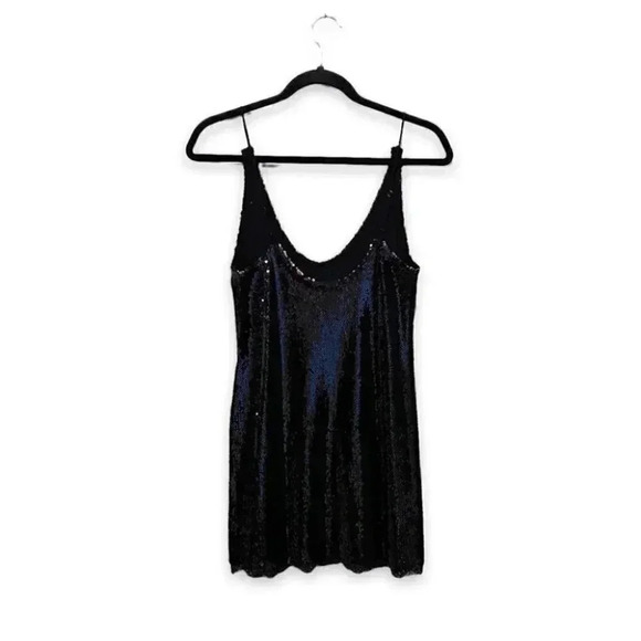 Free People Intimately Seeing Double Sequin Slip Dress Size XS Tall Petite - Picture 2 of 9